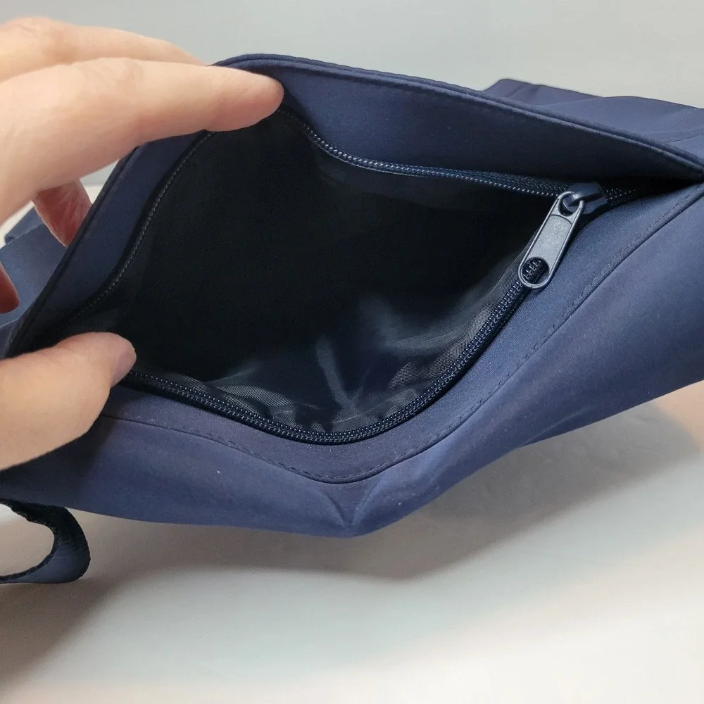 MAXX NY Navy Blue Polyester Crossbody‎ Messenger Bag